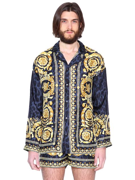 versace loungewear|versace pajama set.